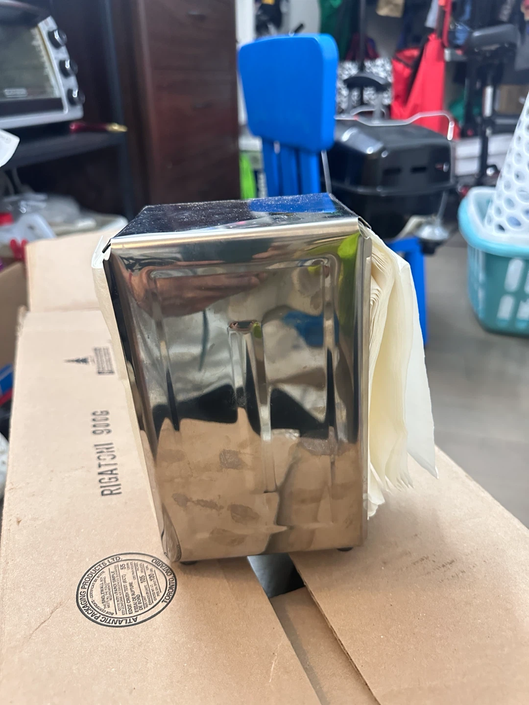 Stainless Steel Napkin Dispenser - photo 3