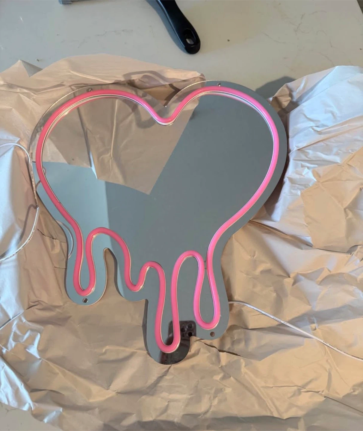 Neon Pink Mirror