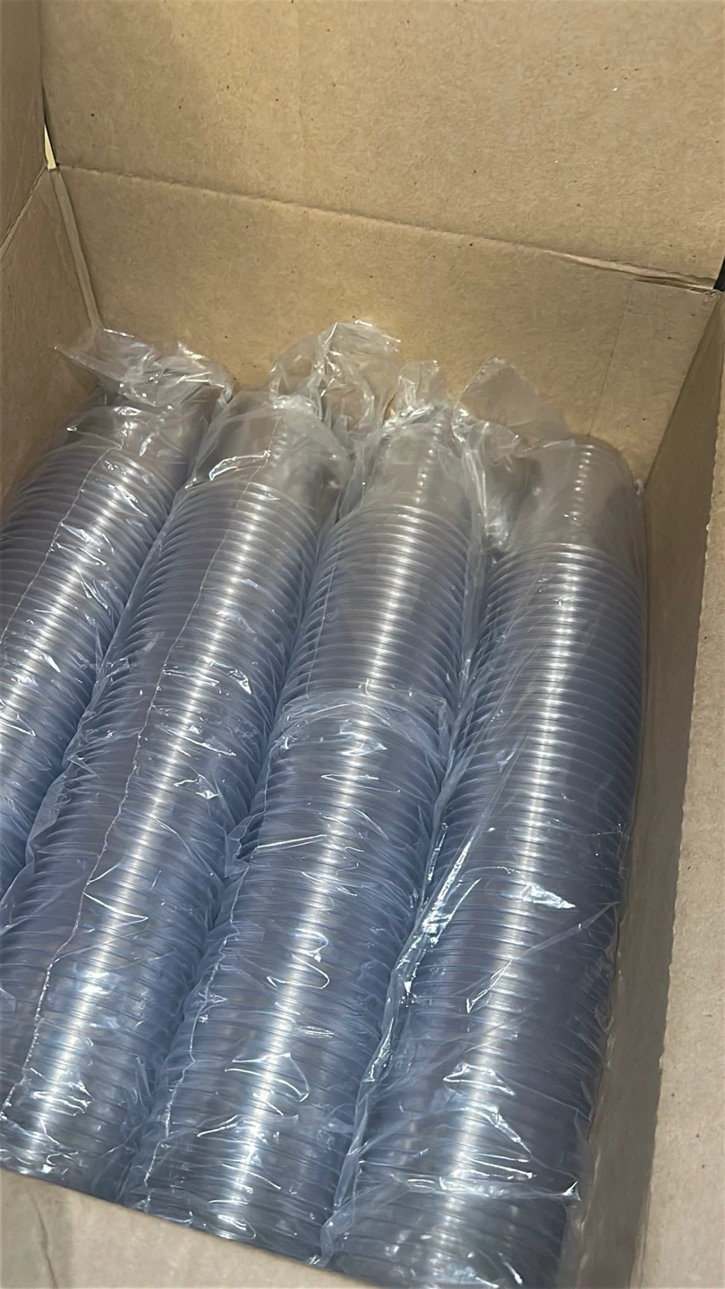 Clear Plastic Cups and Lids - photo 2