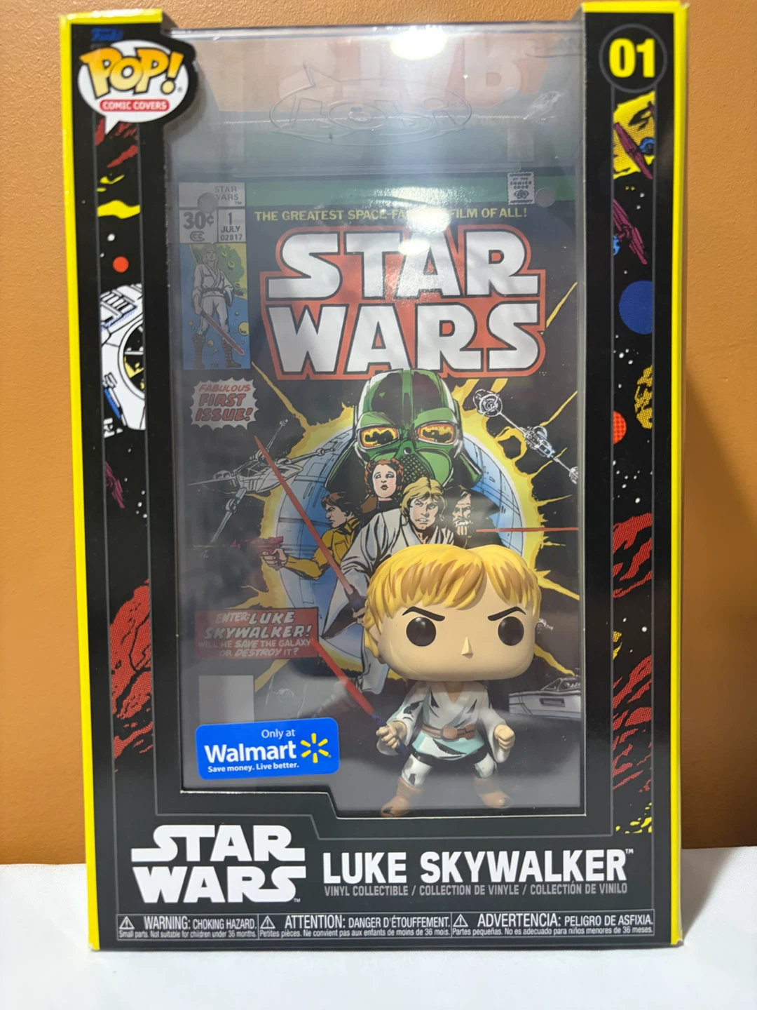 Luke Skywalker Funko Pop! Comic Cover #01 - Walmart Exclusive