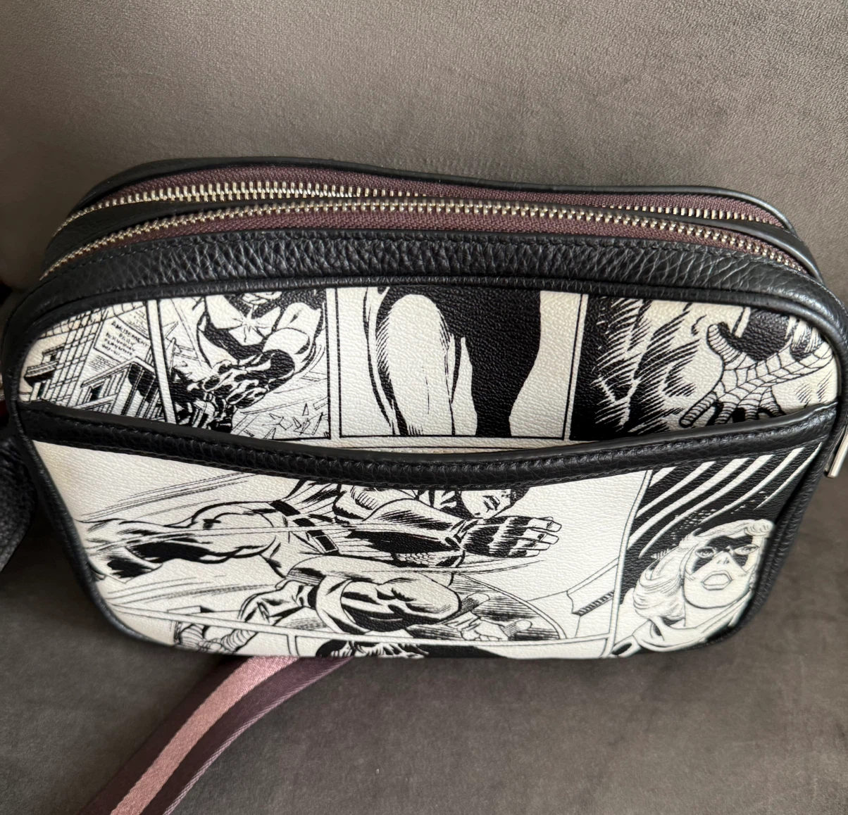 Coach Marvel Comic Print Crossbody Bag