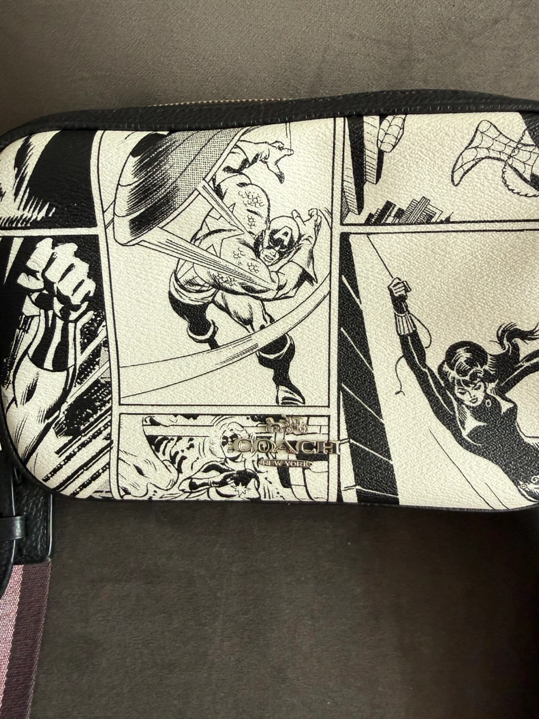 Coach Marvel Comic Print Crossbody Bag - photo 2