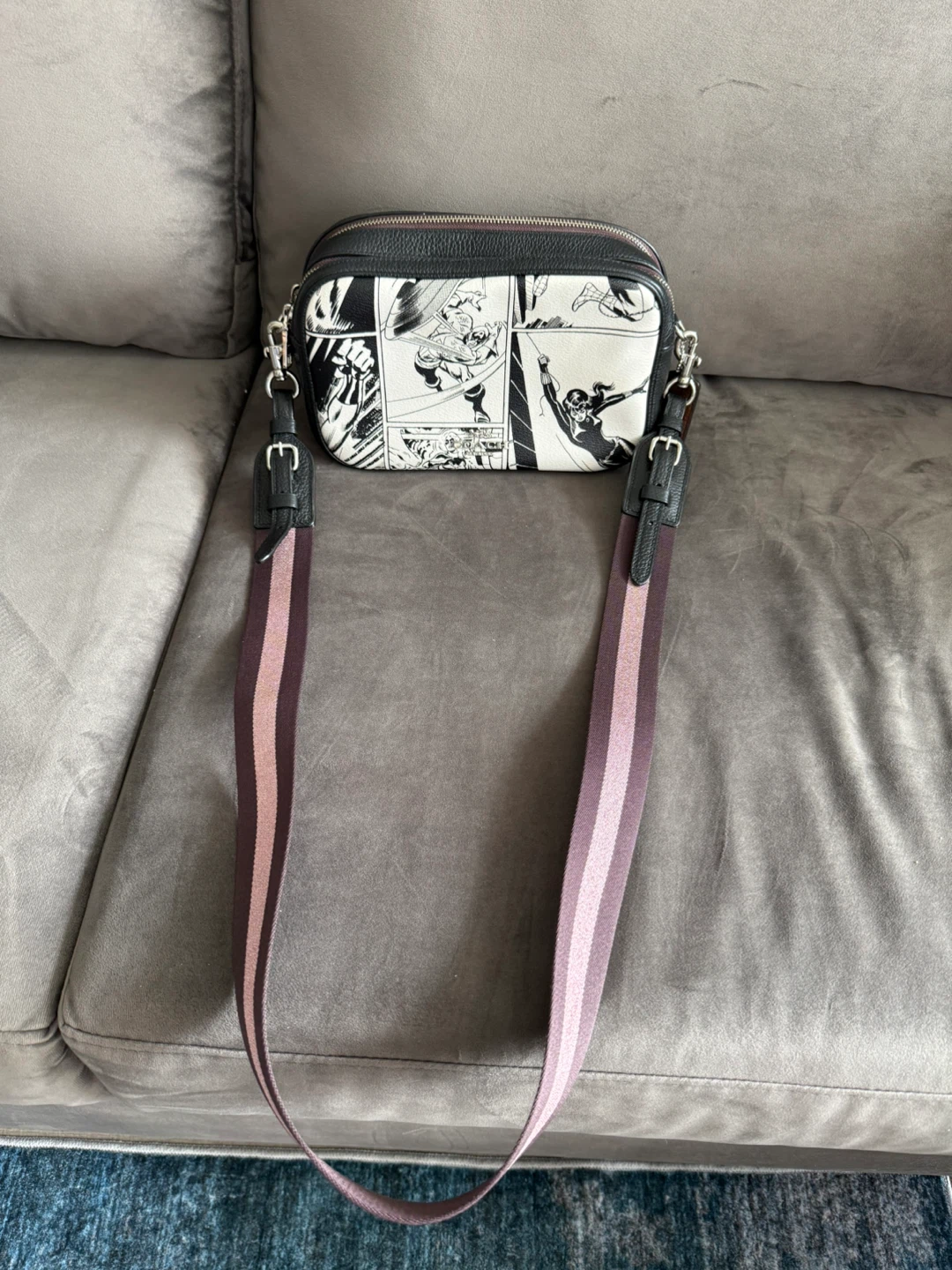 Coach Marvel Comic Print Crossbody Bag - photo 3