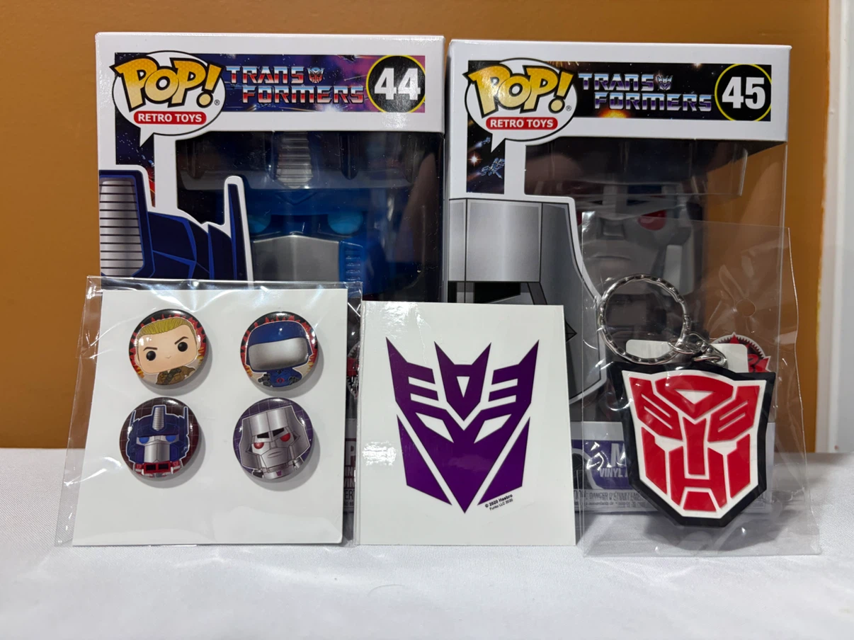 Optimus Prime (Axe) & Megatron (Mace) Funko Pop! - EB Games - photo 5