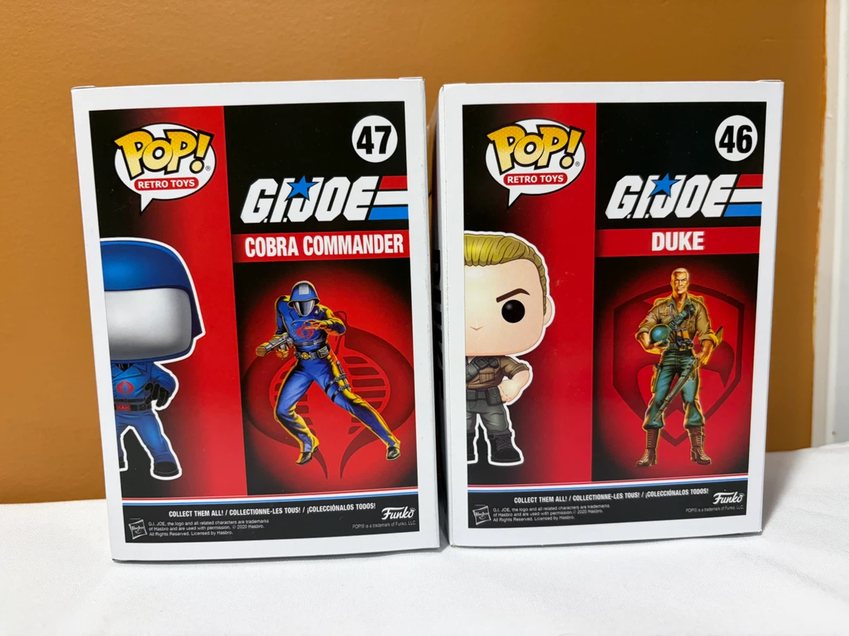 Cobra Commander & Duke Funko Pop! #46 & #47 - EB Games Exclusive - photo 2