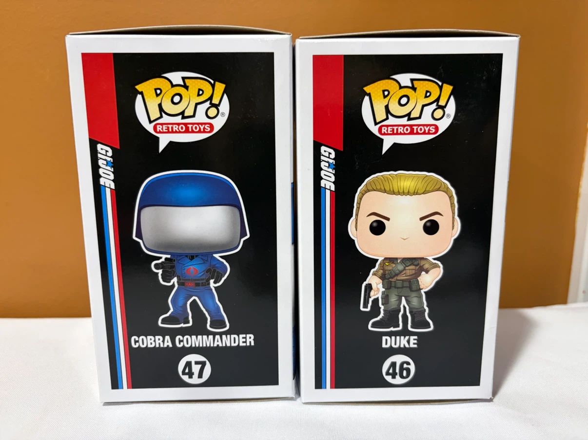 Cobra Commander & Duke Funko Pop! #46 & #47 - EB Games Exclusive - photo 3