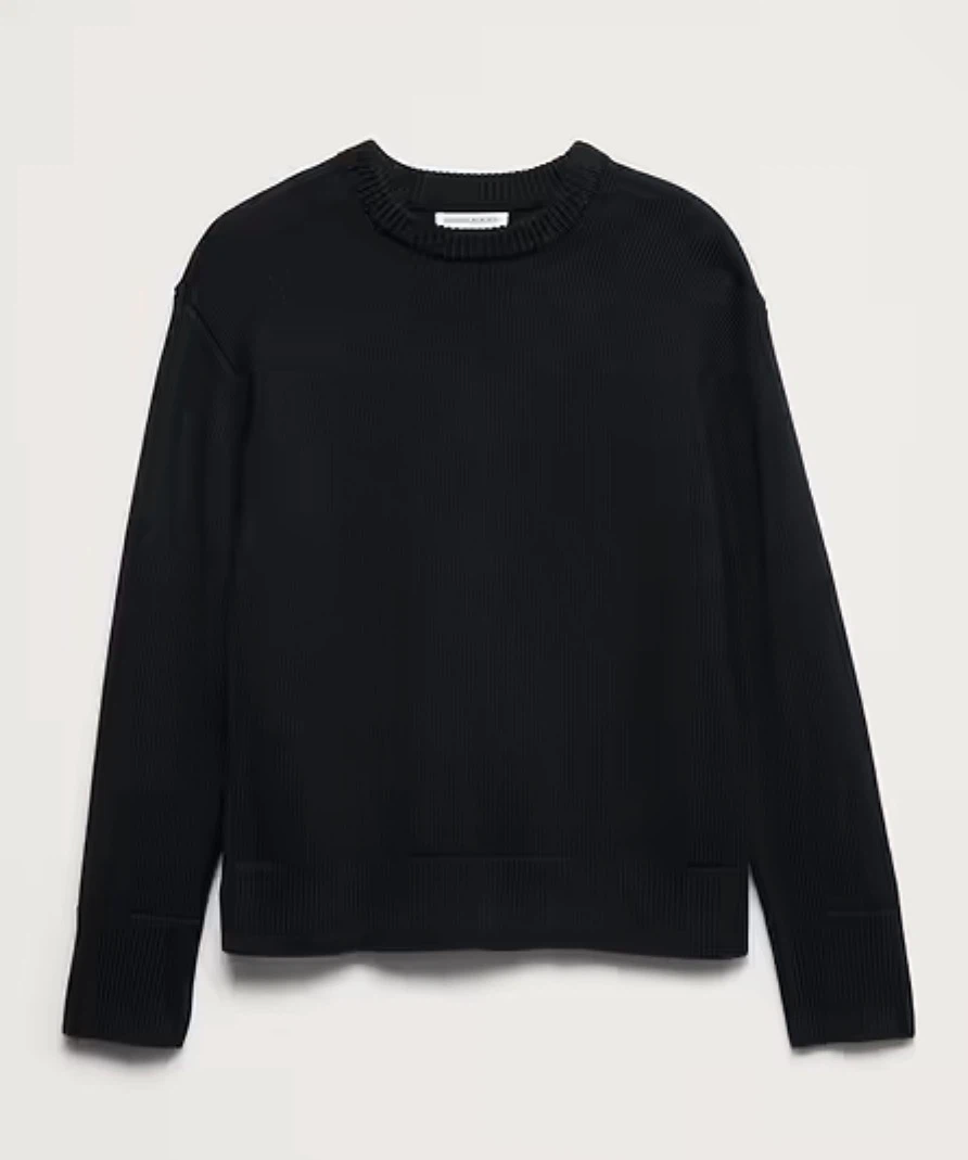 Banana Republic Black Crewneck Sweater - photo 2