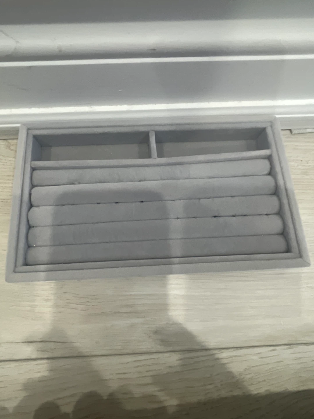 Grey Velvet Jewelry Organizer Tray - photo 4