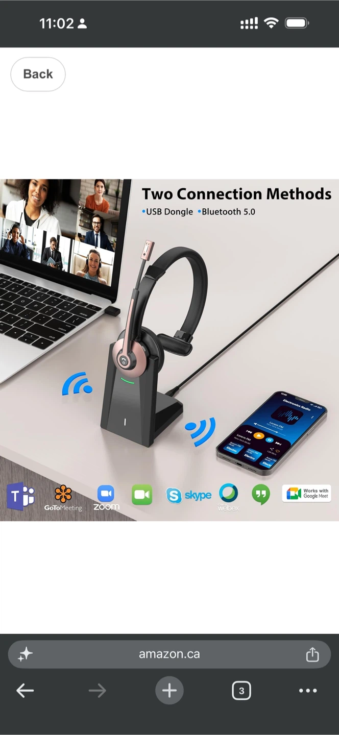 Earbay Wireless Headset with Microphone - photo 4