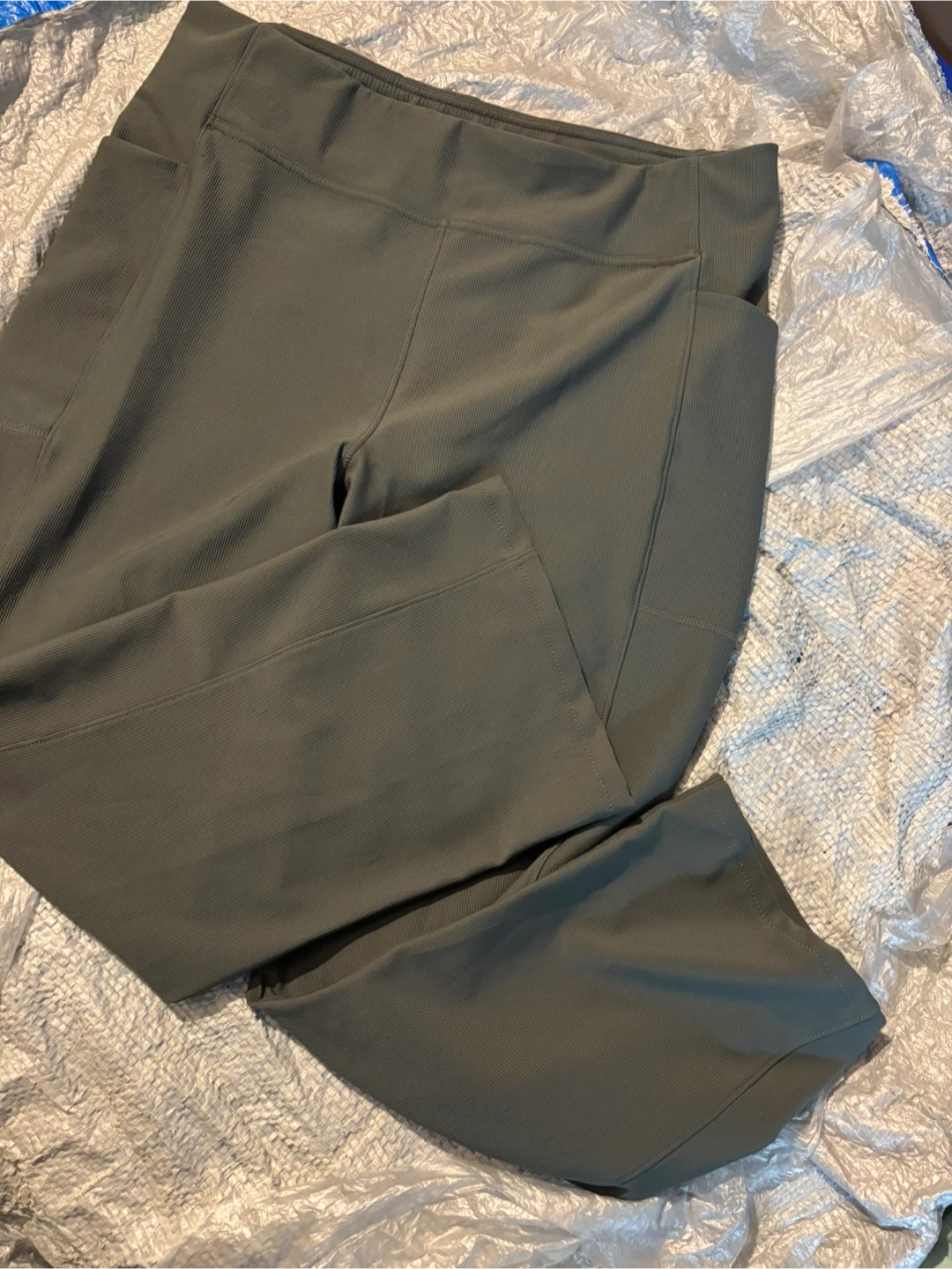 NWOT 32•COOL Ribbed Flare Leggings - photo 2