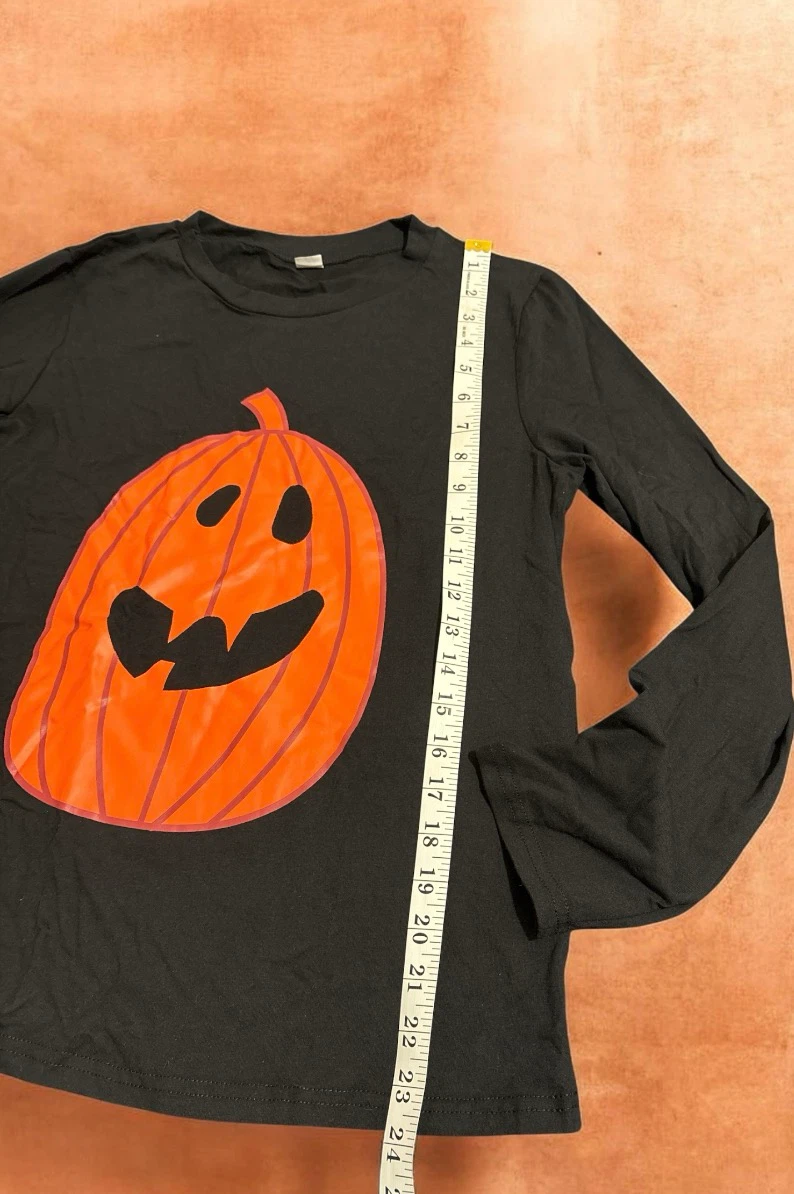 Women's Halloween Pumpkin Pajama Set - photo 3