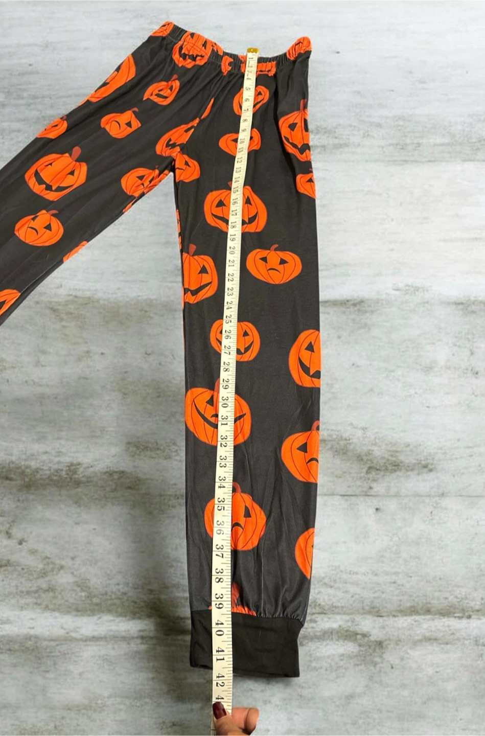 Women's Halloween Pumpkin Pajama Set - photo 5