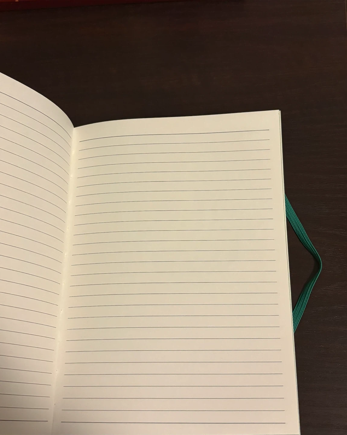 Green Leaf Pattern Hardcover Notebook - photo 3