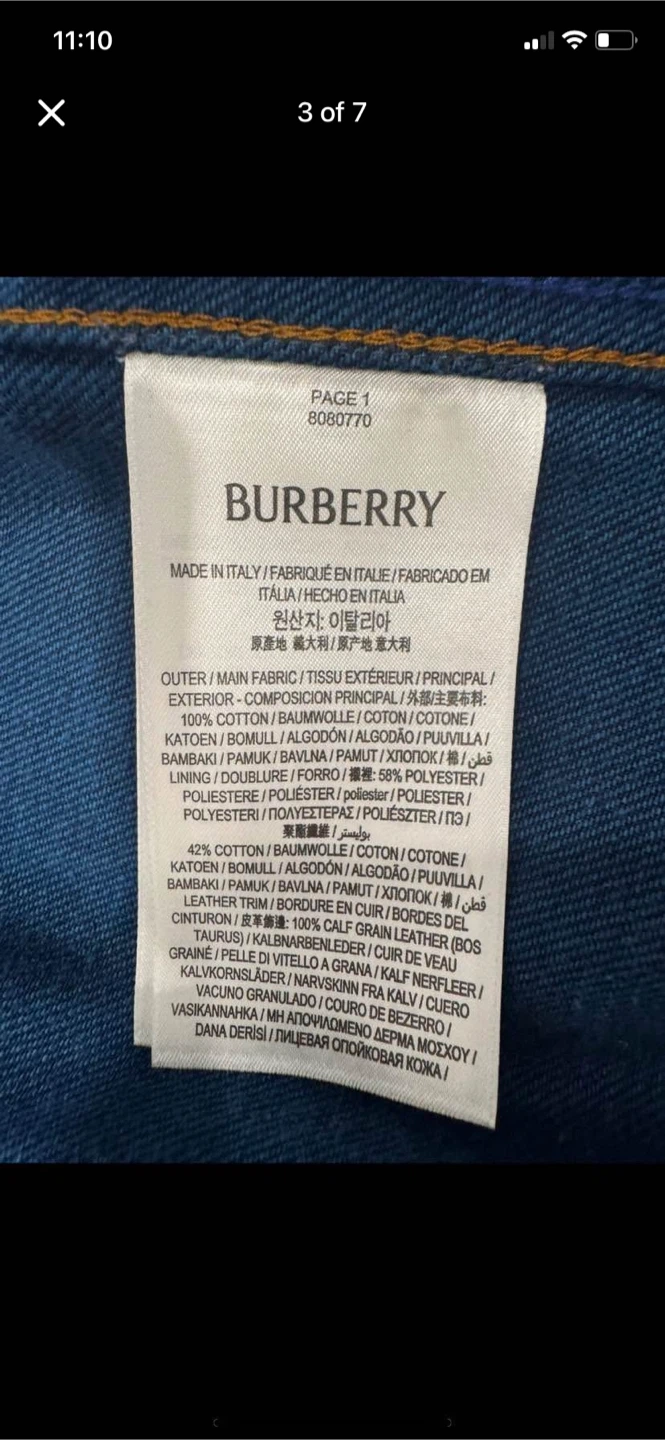 Burberry Denim Jacket - photo 4