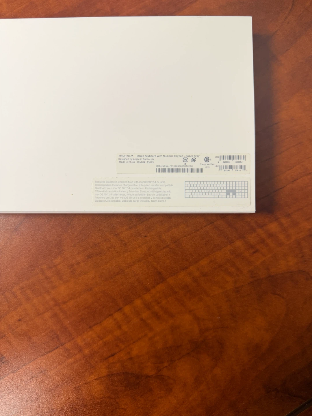 Apple Magic Keyboard with Numeric Keypad - Space Gray - photo 2