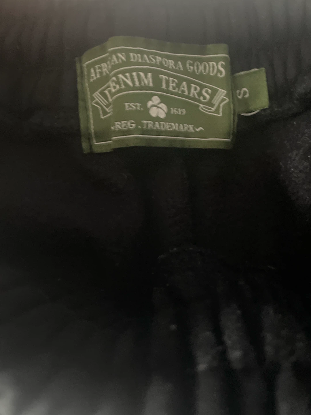 Denim Tears African Diaspora Goods Black Sweatpants