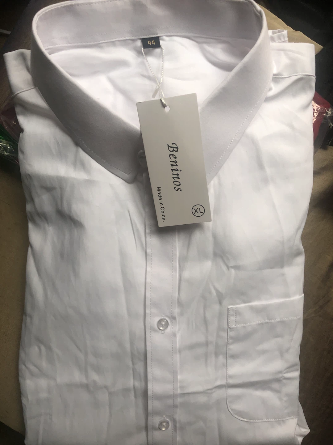 Beninos White Dress Shirt - XL