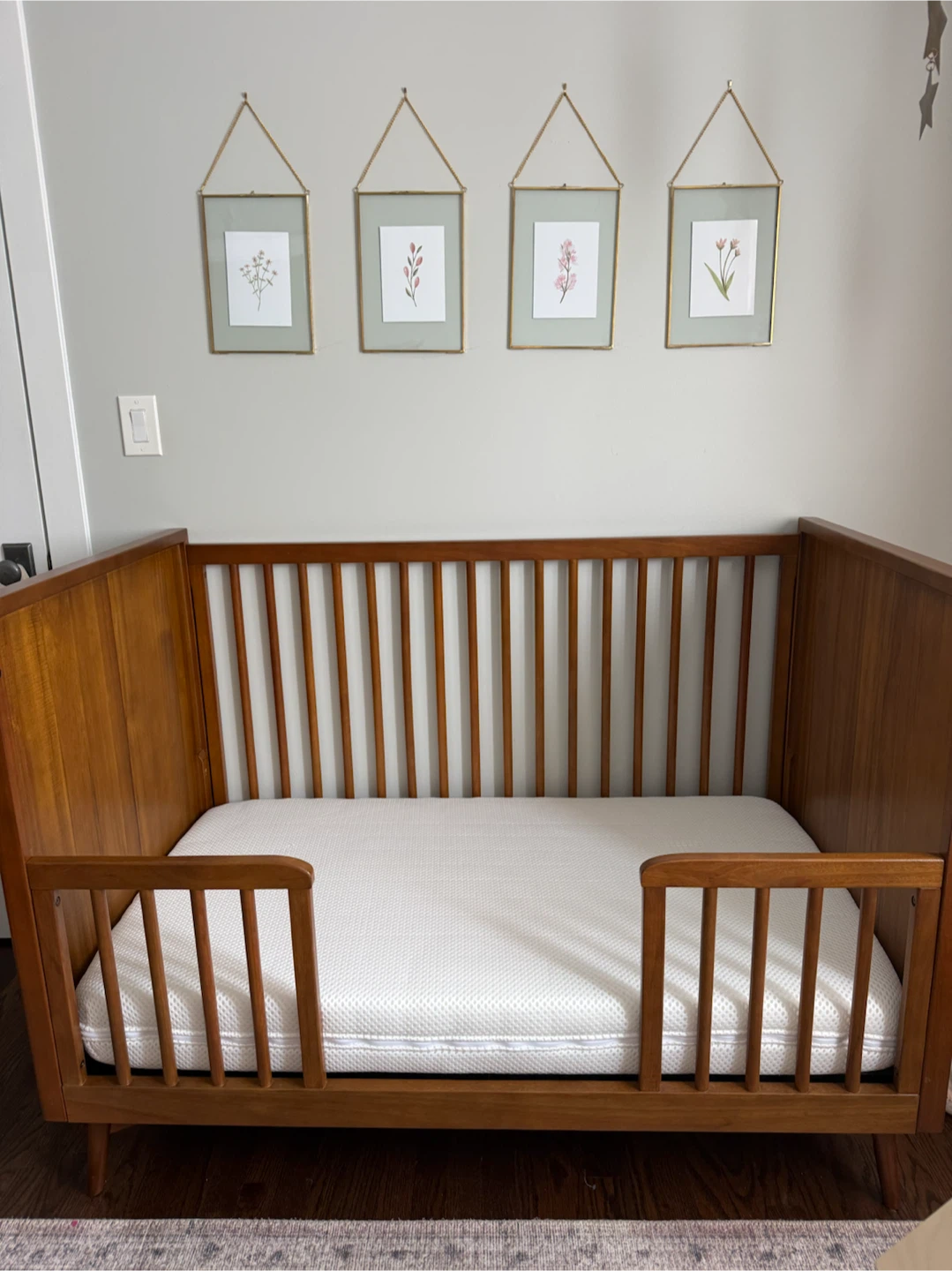 West Elm Conversion Crib with Newton Mattress