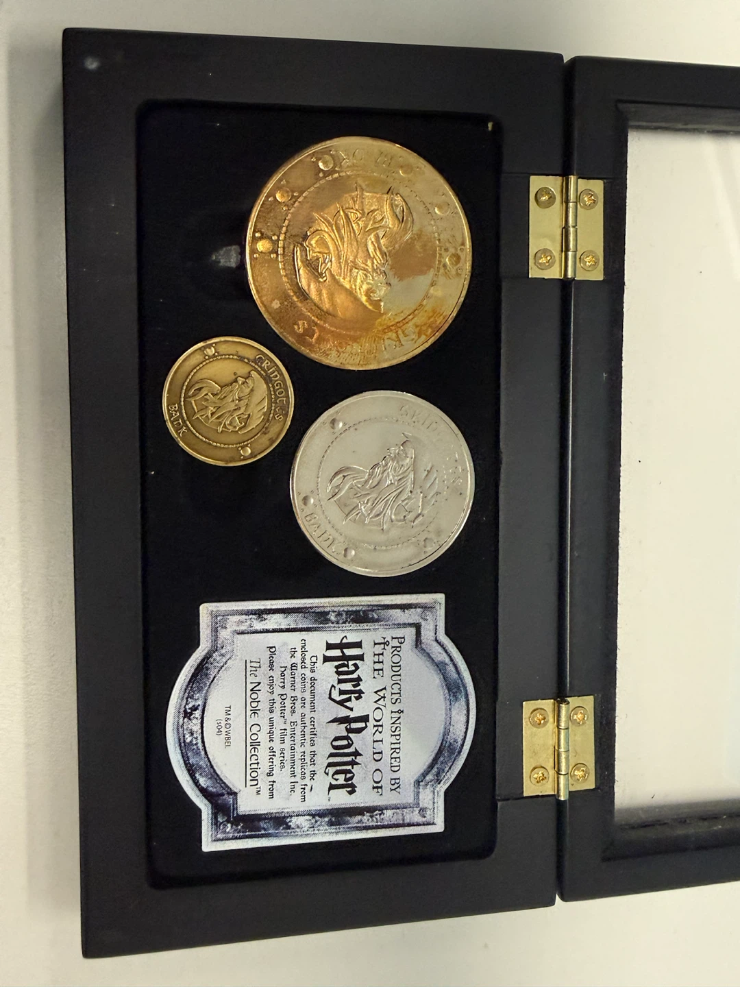 Harry Potter Gringotts Coin Set by The Noble Collection - photo 3