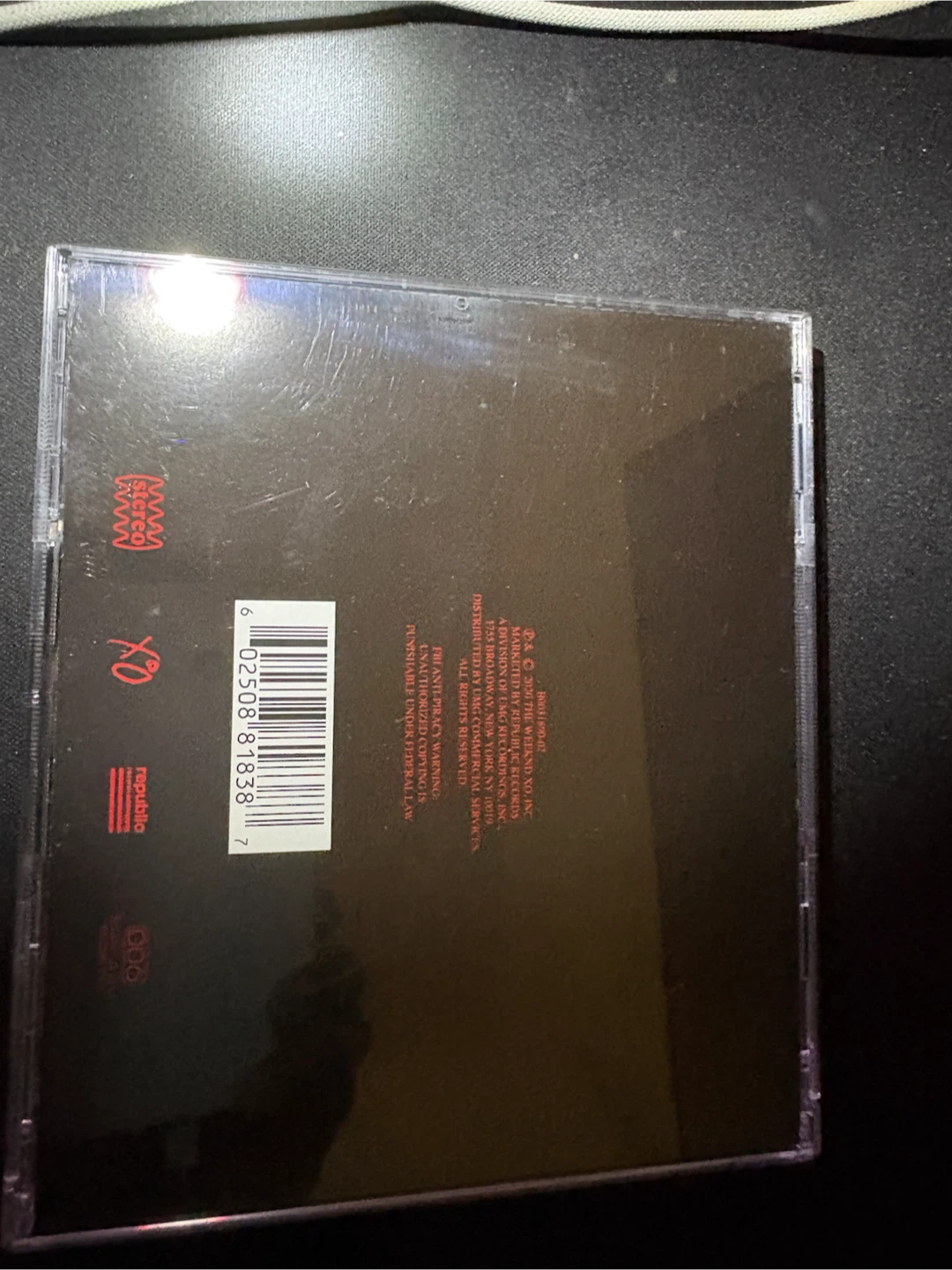 audio CD for the album After Hours by The Weeknd - photo 3