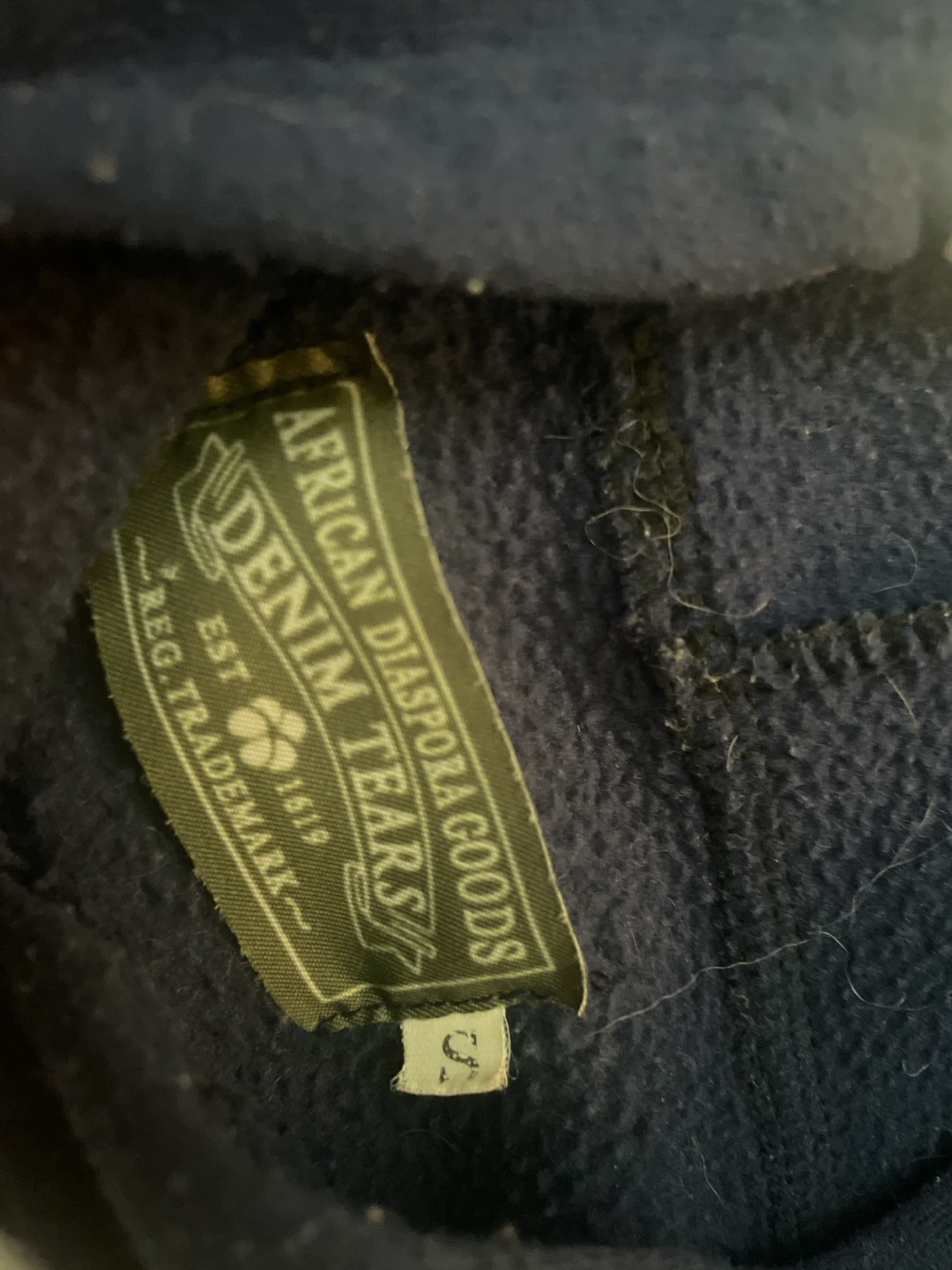 African Diaspora Goods Denim Tears Hoodie - photo 2