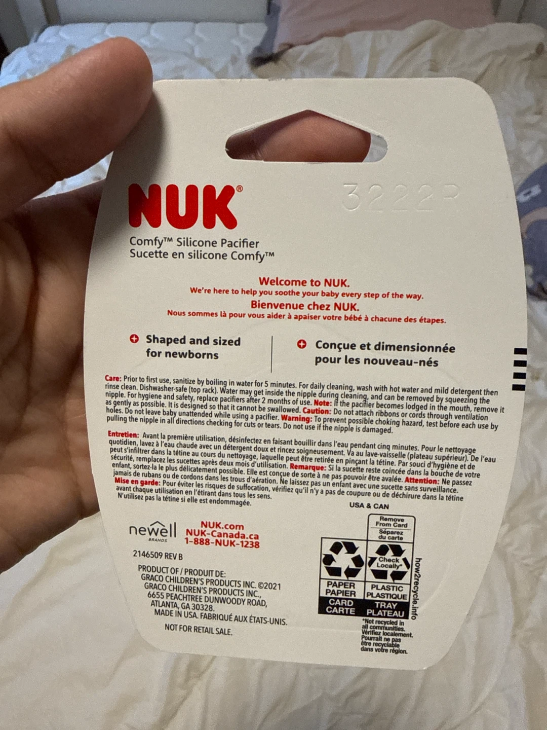 NUK Comfy Silicone Pacifier 0-6 Months - photo 2