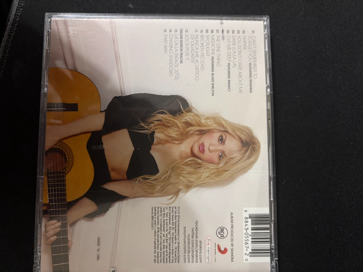 deluxe edition cd of shakira's 2014 - photo 3