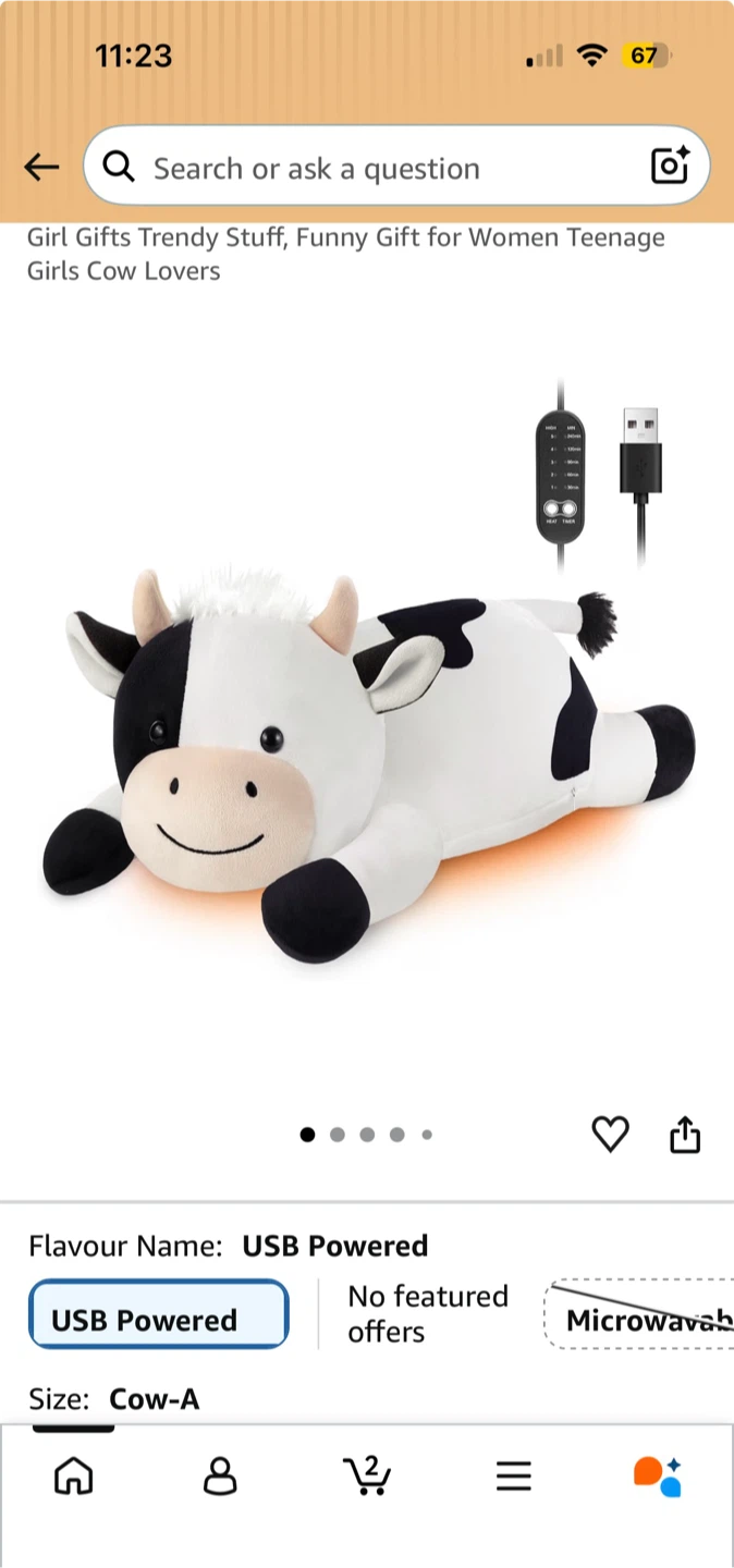 USB Powered Electric Cow Heating Pad - photo 4