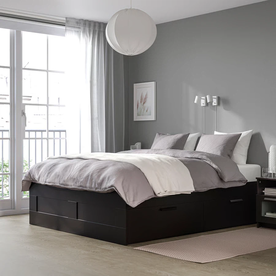 Ikea Brimnes Queen bed frame - photo 2