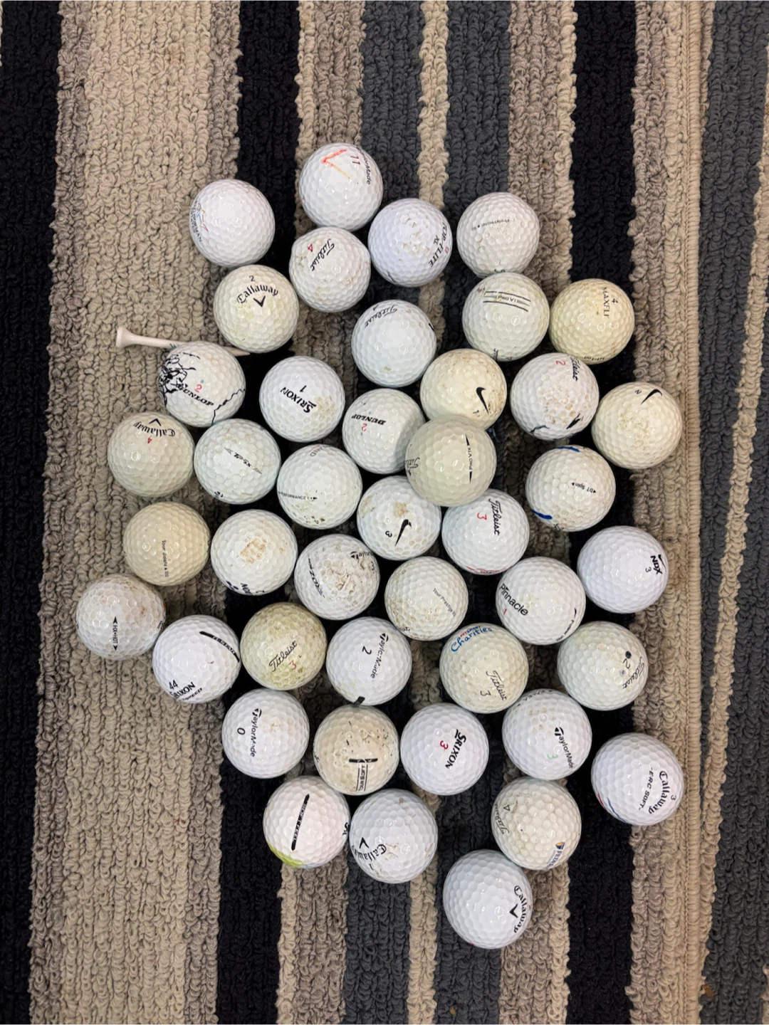 Assorted Mix of Used Golf Balls