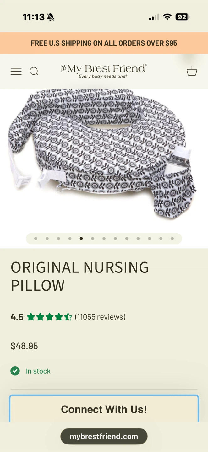 My Brest Friend Original Nursing Pillow
