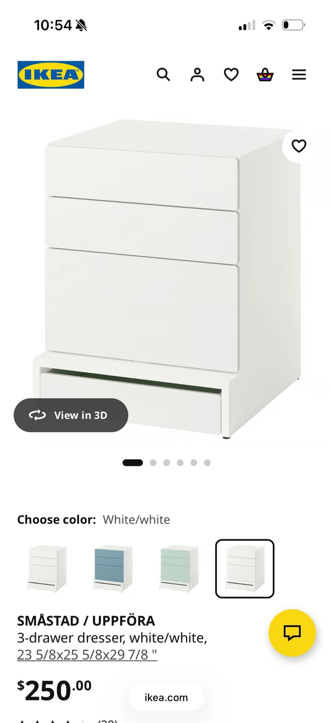 IKEA 3-drawer dresser - photo 2