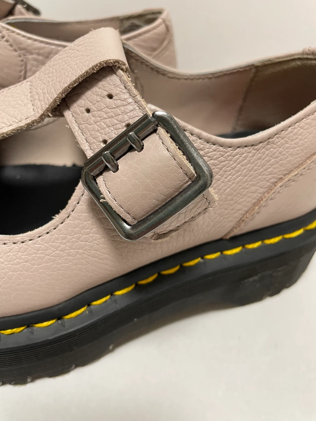 Dr. Martens Pink Mary Jane Platform Shoes - photo 3
