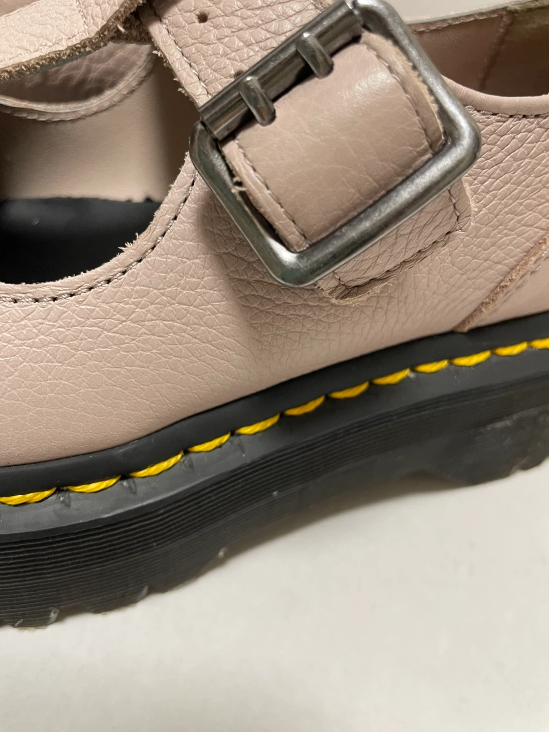 Dr. Martens Pink Mary Jane Platform Shoes - photo 4