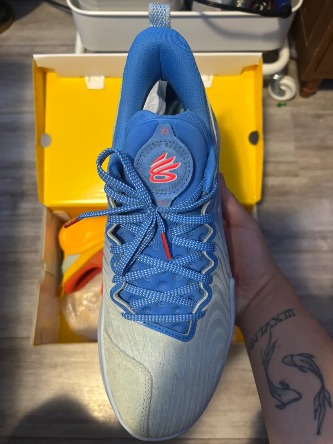 Curry “What the Bay” Edition Basketball Shoes — Size 11 - photo 3