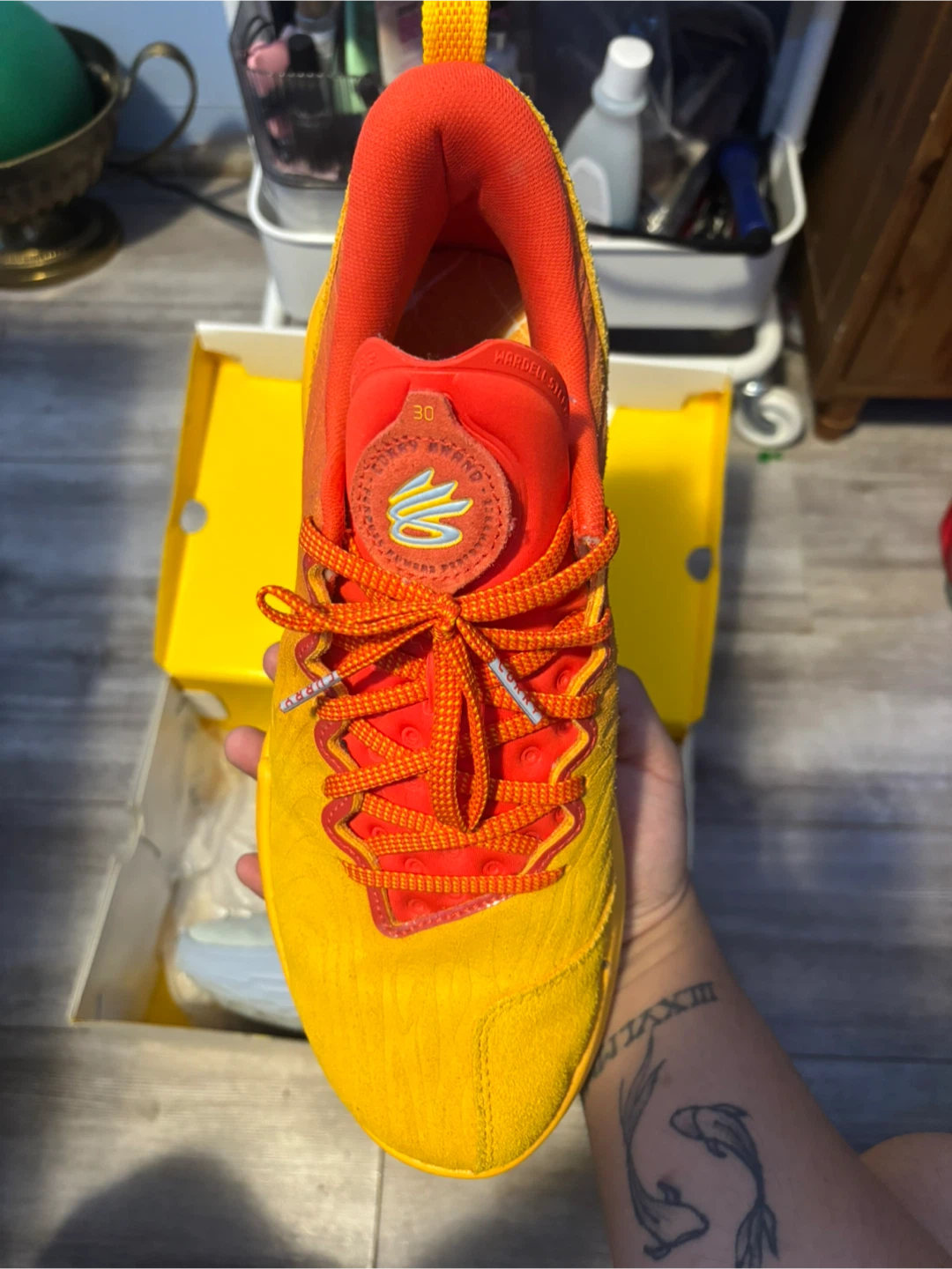 Curry “What the Bay” Edition Basketball Shoes — Size 11 - photo 4