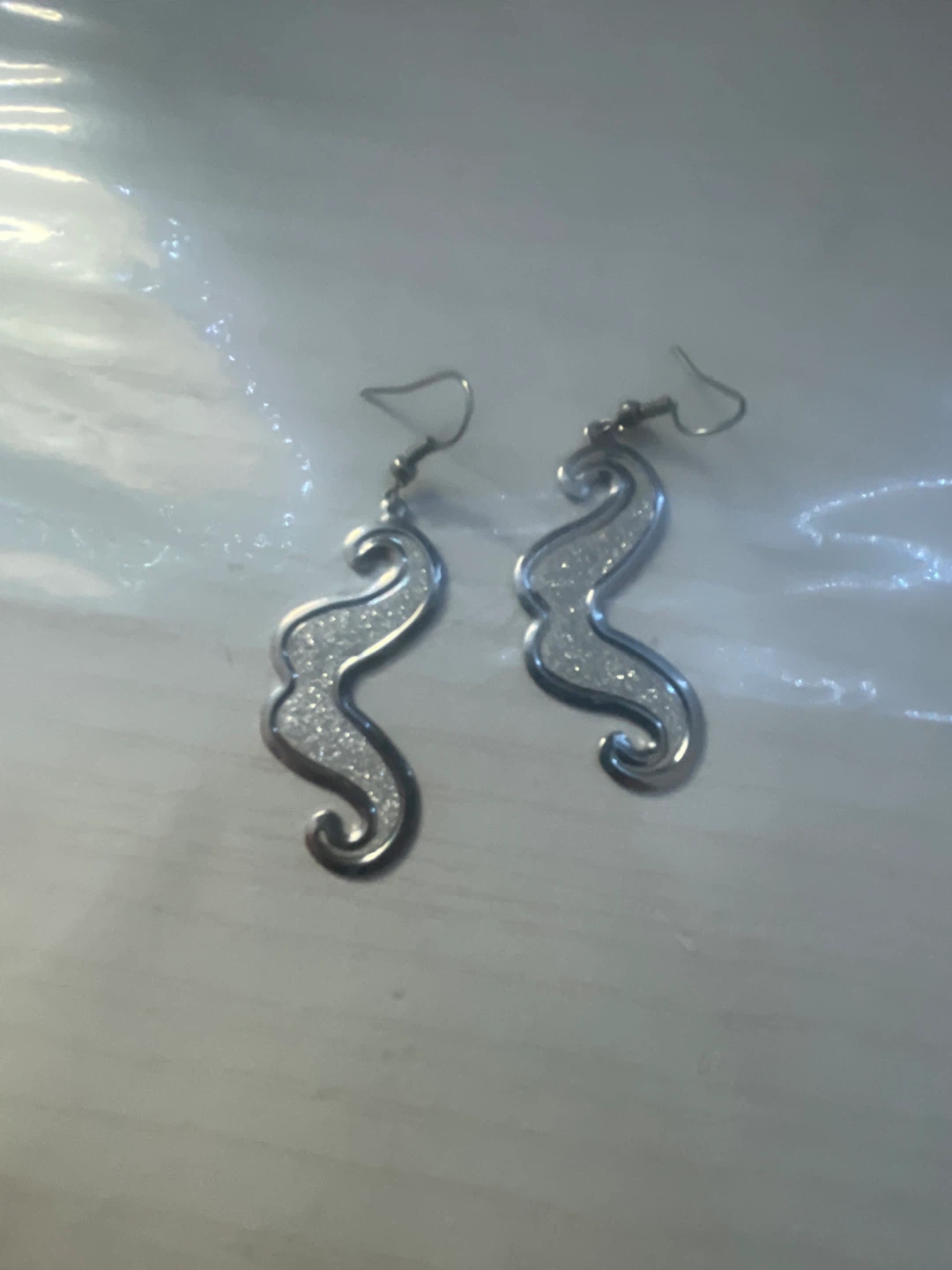 Silver Swirl Earrings and Pendant - photo 2