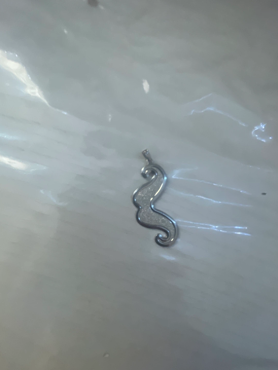 Silver Swirl Earrings and Pendant - photo 3