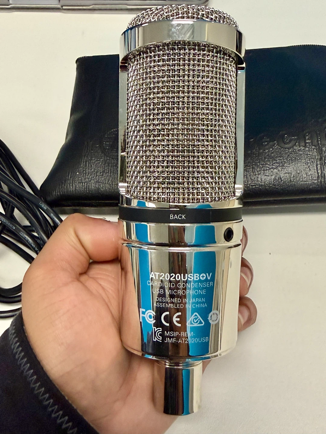 Audio-Technica AT2020USB+V Silver - photo 3