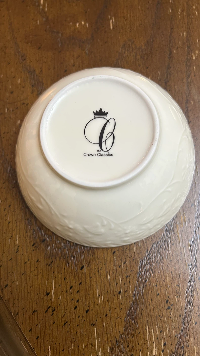 The Crown Classics Cream Embossed Bowl - photo 2