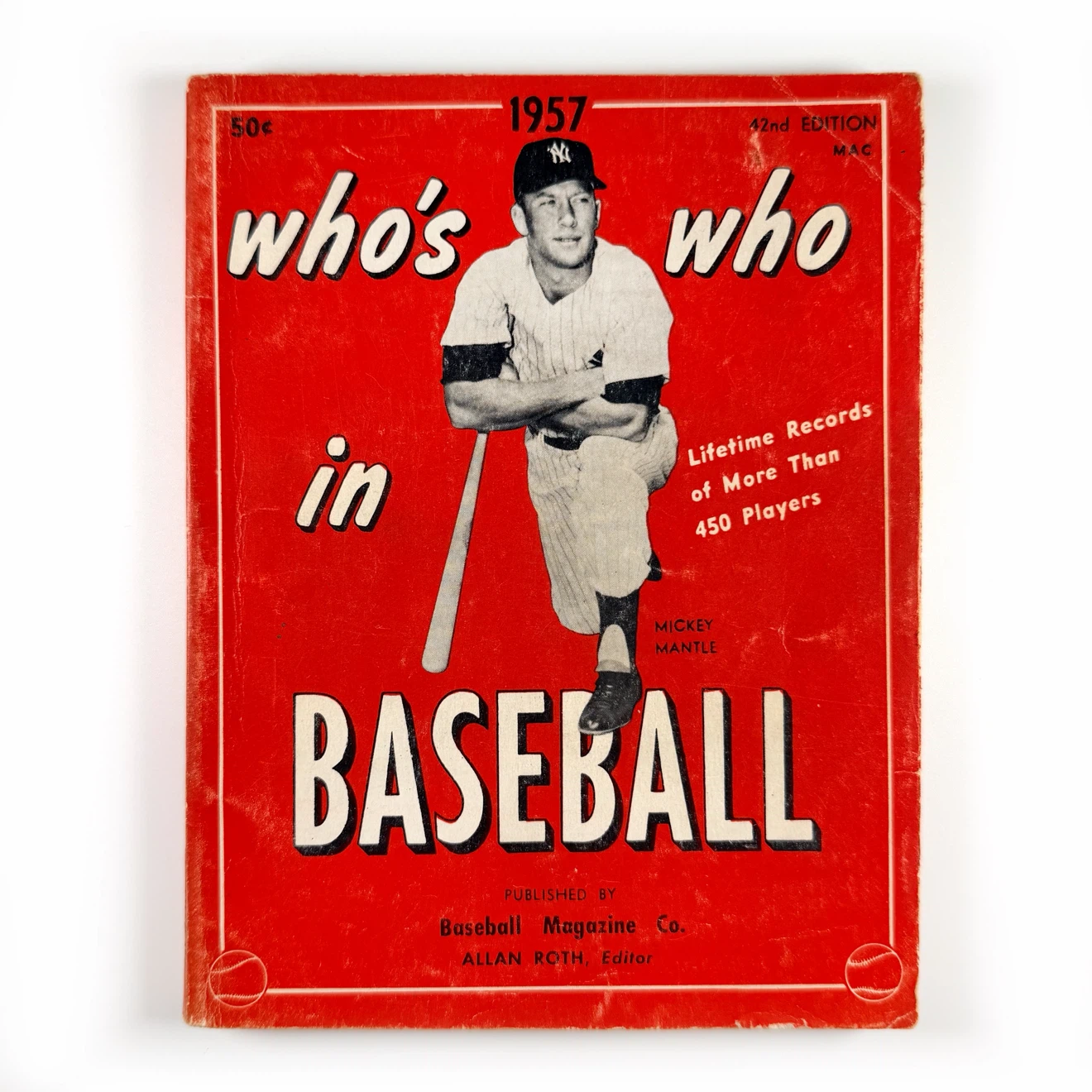 1955-57 Who’s Who in Baseball Magazines - photo 2