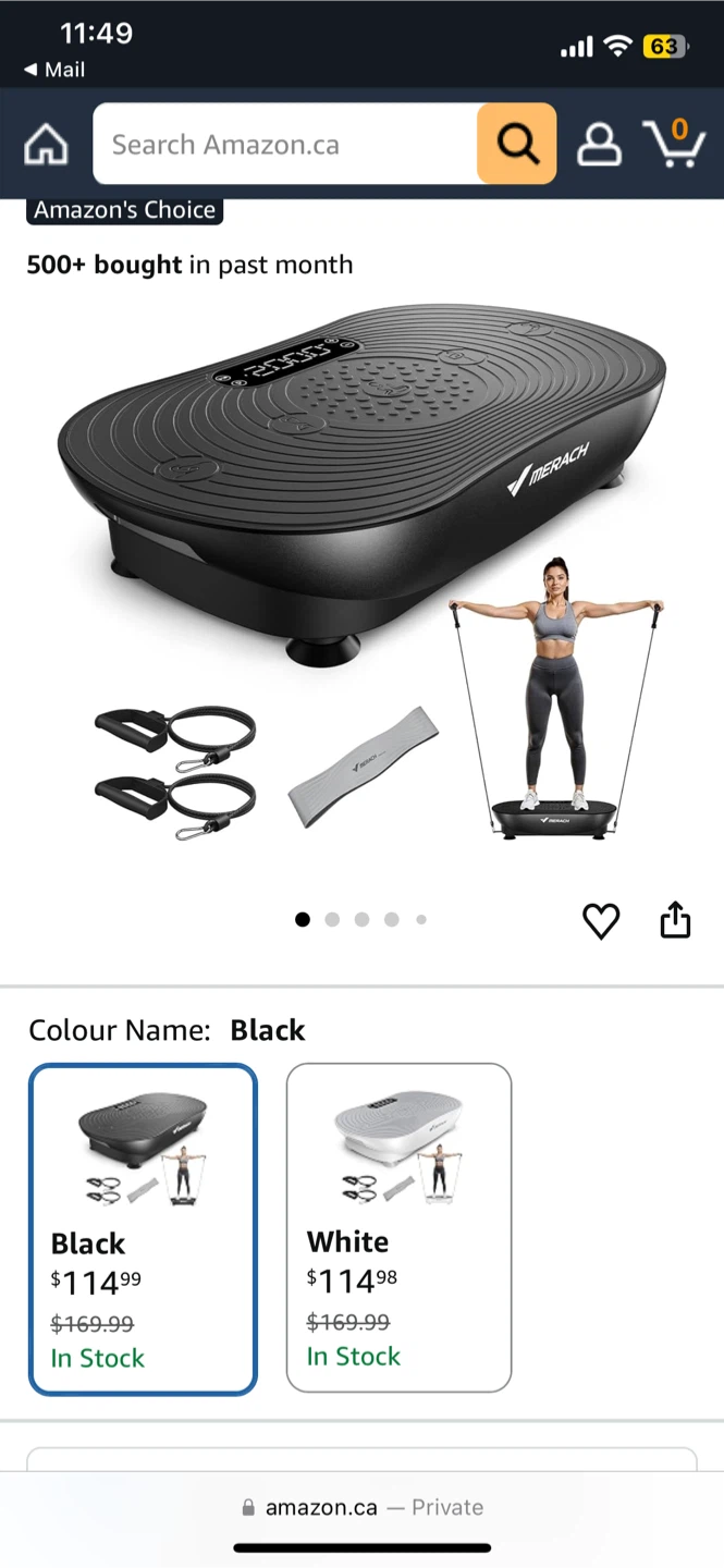 Merach Vibration Plate with Resistance Bands - photo 3