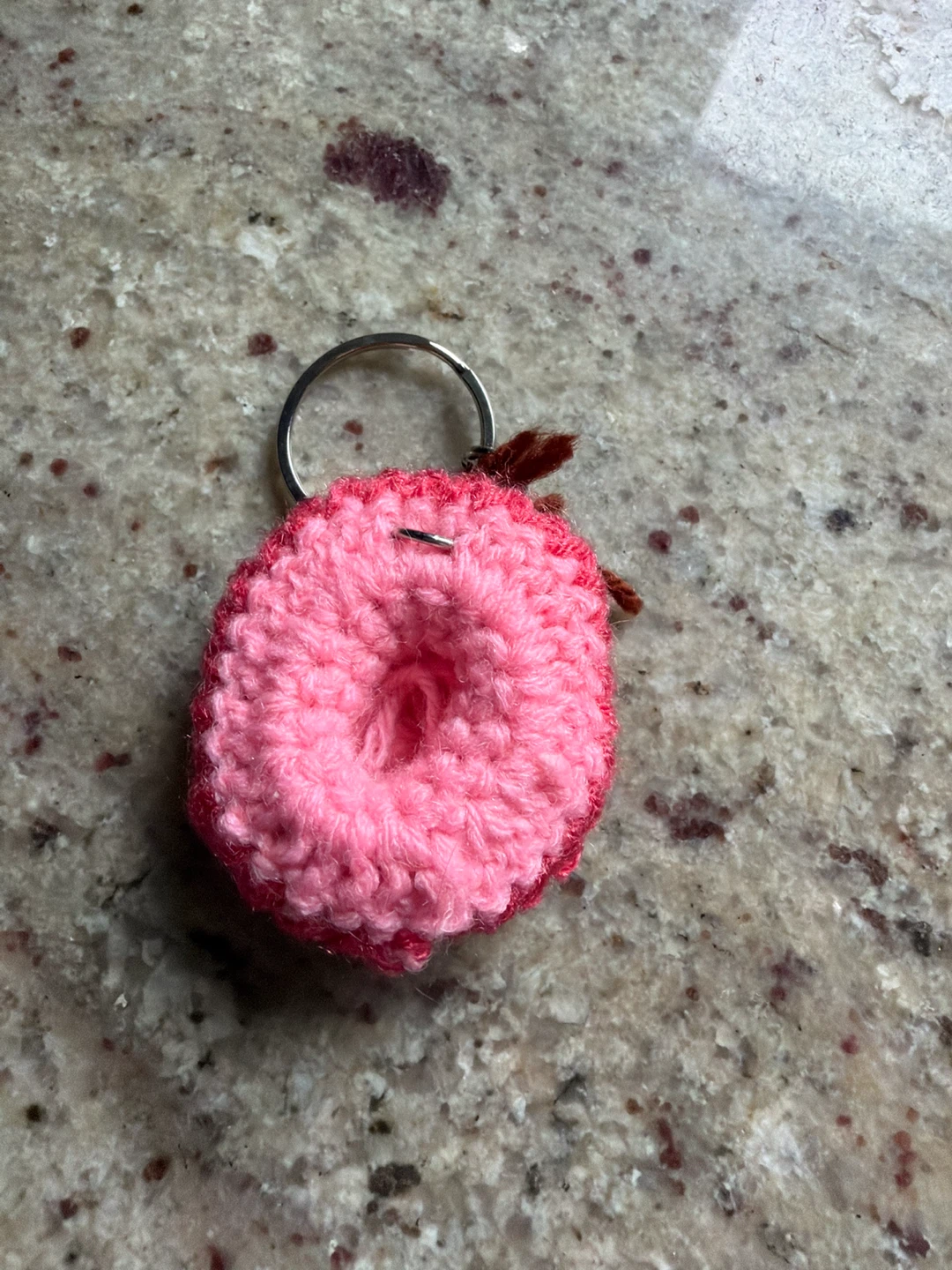 Handmade Crochet Hat Keychain - photo 2