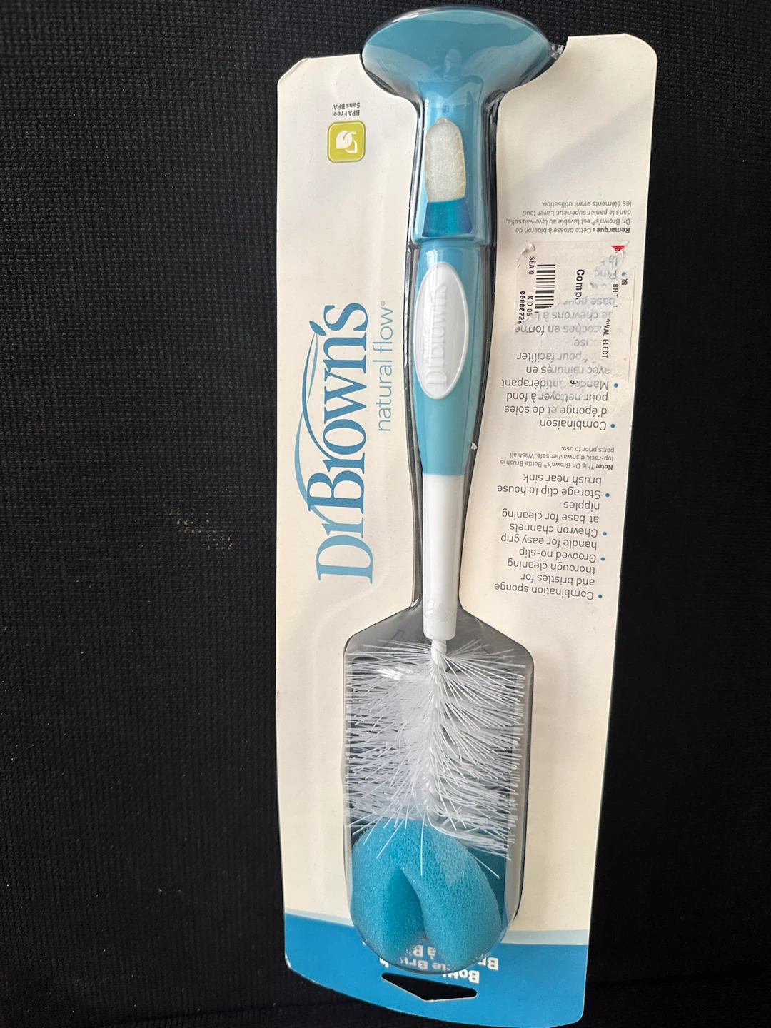 Dr. Brown's Natural Flow Bottle Brush - Brand new