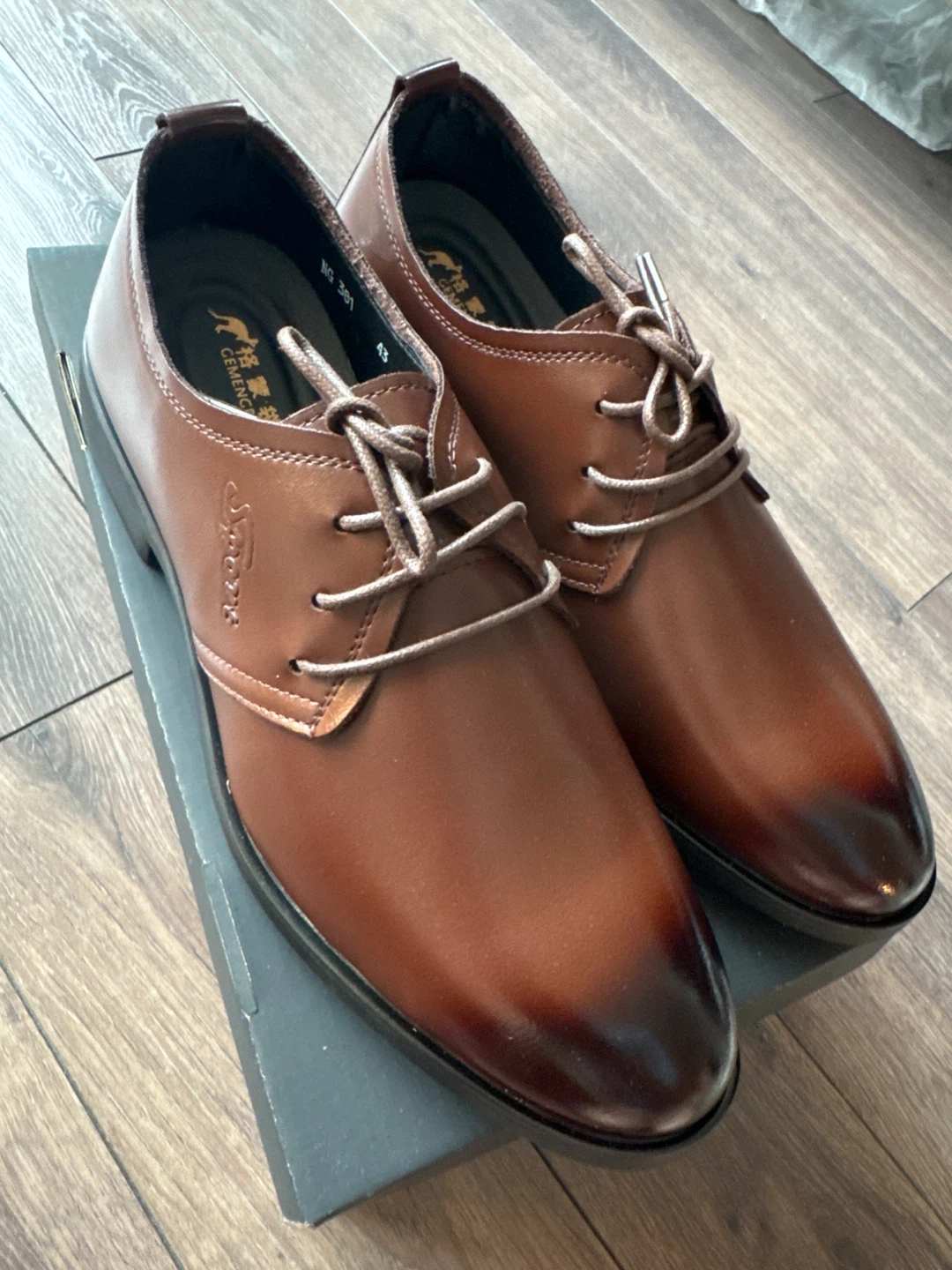 Men's Brown Leather Dress Shoes