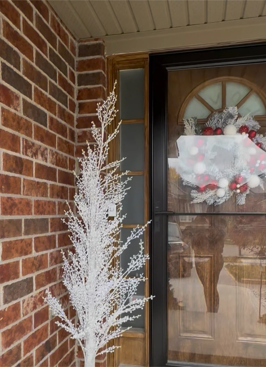 LED Lighted Birch Tree Decoration - photo 4