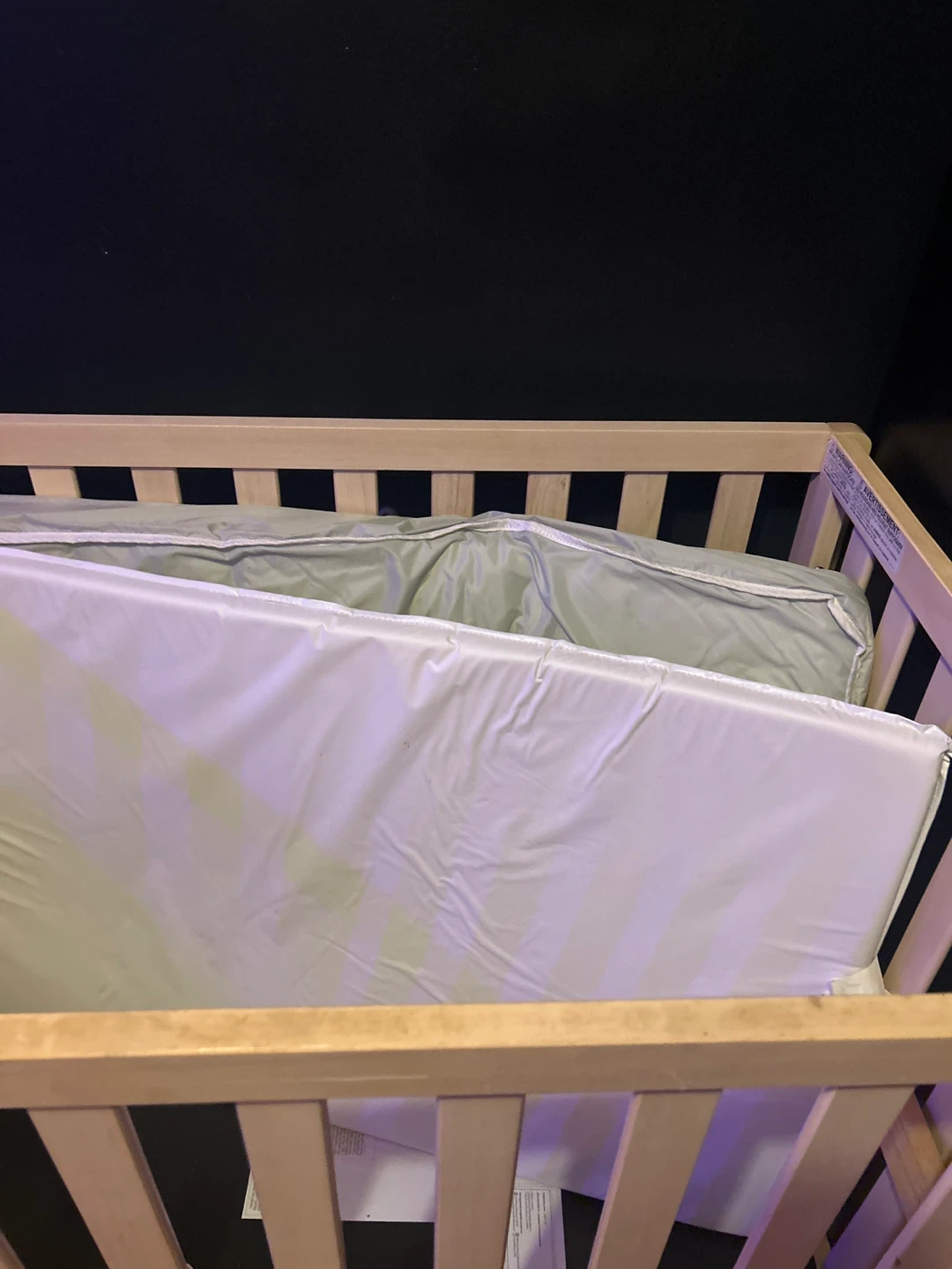 Wooden Crib with Storage Drawer - photo 5