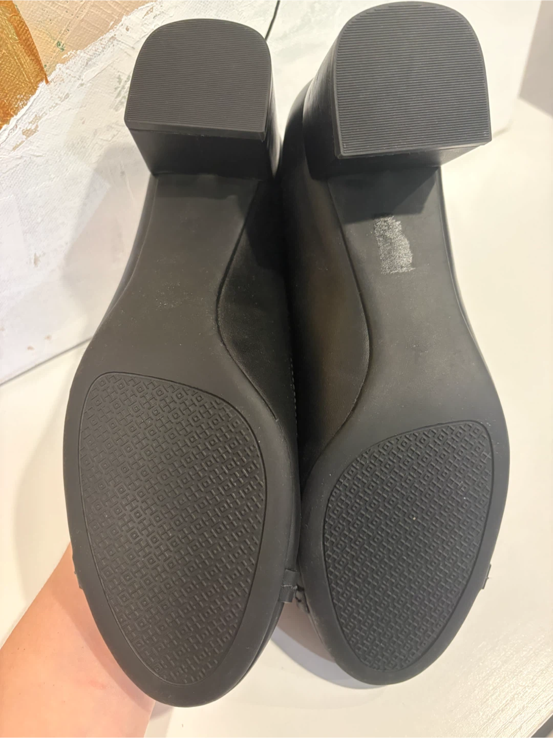 Tory Burch Black Leather Pumps Size 8.5 NEW - photo 4
