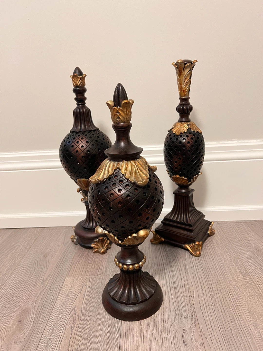 Set of 3 Decorative Finials - photo 2