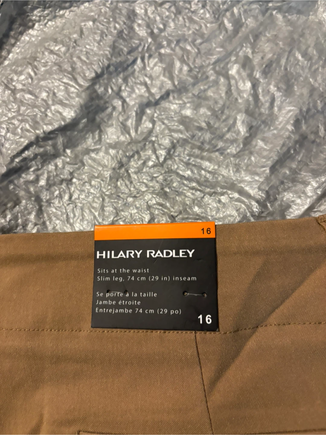 HILARY RADLEY Women's Slim Fit Pants 16 - photo 2